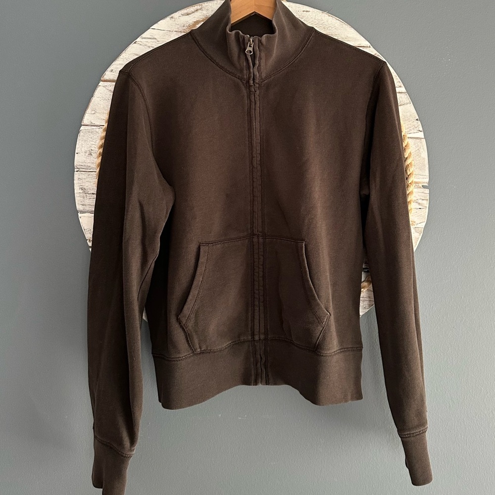 VTG Lucky Brand Lotus Zip Sweatshirt Jacket - Picture 3 of 9